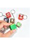 1PCS Cute Cheese-shaped Fidget Button Stress-relieving Toy, 3D Printed Pressable Decompression Toy, Portable Stress Relief Pendant Gift - 2