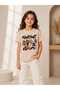 Manifest printed lycra supreme jersey t-shirt
