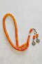 Cut-Off Model Stick Fire Amber Prayer Beads - 3