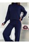 Women's Knitwear Double Set Turtleneck Long Sleeve Sweater Spanish Flared Pants Stylish Casual Combination - 3