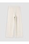 Lcw Kids Beige Elastic Waist Girls' Trousers - 3