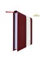 Premium A/5 Unlined Notebook |   100% Handmade with Traditional Hand Binding Technique |   Hand Sewing (Thread Sewing) |   Special Design |   Genuine Skin Cloth |   150 Sheets (300 Pages) - 4