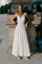 Premium Processing Detailed Lace Detail Cotton Dress with Rope Straps - 2