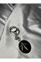 Leaf-Figured Metal Keychain Double-Sided Universal