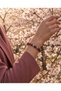 Rhodonite Stone Bracelet Natural Stone Pink Rhodonite Bracelet Crystal Stone Unisex - 3
