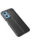 Oppo A96 4g Case Leather Look Silicone with Camera Protection Ultimate Protection Tkng - 4