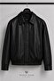 Yari Oversize Men's Leather Jacket - 4
