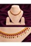 1 Line Micro Polish AD Stone Elakkathali Necklace - 2