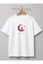Tunalya Ataturk and Turkish Flag August 30Th October 29Th April 23Rd Designed Premium Printed Unisex Cotton National Day T-Shirt