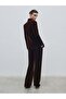 Velvet Jacket with Burning Detail - 3