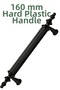 5 Pieces (Hard Plastic) Polais 160 mm Black Furniture Kitchen Drawer Cabinet Door Cupboard Handle Handle Handles - 6