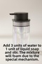Borosilicate Glass Frosted Foaming Soap Dispenser, Liquid Soap Dispenser - 2