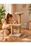 Two-Tier Medium Economical Cat Scratching Post for Kittens and Adult Cats