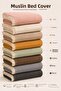 Premium Muslin Bedspread Double Size Soft Textured Tasseled Pique Coverlet 230 X 250 cm - 2