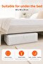 Storage Bag under Bed Storage Bag Zippered Quilt Blanket Clothing Organizer 60X40X20 cm 1 Piece - 3