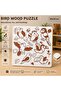 Cute Birds Educational Wooden Puzzle – 20X20 cm White Mdf Children's Developmental Toys