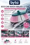 Eco 17 cm Car Wash Brush Soft Bristled Non-Scratch Brush for Vehicle, Body, Glass and Wheel Cleaning Without Handle 1 Piece Supplied in Assorted Colors