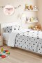 Pastel Geometric White Young Room Single Pique Set-Mint Pink 160X220Cm Quilted Bedspread