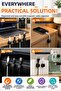 Magnetic Cable Organizer Cable Holder Set of 6 Adhesive Cable Fixer Desk Cable Management - 4