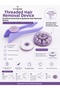 Drawstring Hair Removal Tool Practical Facial Hair Eyebrow Mustache Removal Apparatus - 2