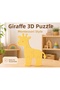 Montessori 3D Colorful Educational Puzzle Toy - Children's Puzzle Set with Giraffe Figure