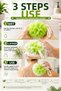 Green Soap Shower Loofah Foaming Bath Loofah with Soap Soft Textured Practical Shower Scrubber Hanging Loofah - 2