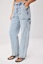Açık Mavi Yüksek Bel Baggy Jeans TWOSS26JE00330 - 3