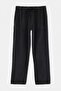 Siyah Kot Görünümlü Straight Fit Erkek Pantolon TMNAW27PL00003 - 10
