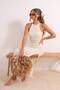 Ecru Tricot Openwork Maxi Tassel Detailed Beach Dress Tbess26Le00023 - 2