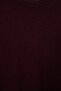 Wardrobe Essentials Bordo Alpaka Yün Karışımlı Premium İplik Geniş Kalıp Triko Kazak|TWOAW26KZ00080 - 8