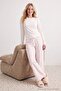 Red-White 100% Cotton Heart Muslin Woven Pajama Bottom Thmaw27Pj00001 - 2