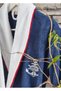 Marine 6 Piece Cotton Family Bathrobe Set - Blue/White - 2