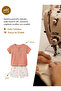 100% Cotton Muslin Summer Buttoned Set for 1-4 Years Soft Tile - 4