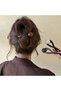 2-Pack Vintage Retro Stylish Pearl Hair Clips 11cm - Modern Bun Hairpin Clip-On Hair Clip