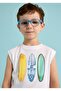 Boy's Mixed Print Sleeveless T-Shirt 2-10 Years Ecru - Green - 5