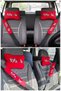Tofaş Kartal Doğan Şahin Compatible Red Car Neck Pillow & Seat Belt Pad |   Embroidered Comfort Set - 3