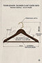 Business Class 5 Pieces 44 cm Italian Hook Solid Wood Suit Hanger Coat Hanger Jacket Hanger - 2