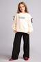 Oversize Wide Fit Printed Soft Fleece Inside Sweatshirt for Girls G6267A825Wn - 2