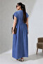 Women's Denim-Jeans Tencel Gilet Dress - 8