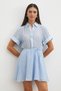 Hakim Collar Layered Chiffon Dress - 4