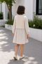 Girl's Knitted Detailed Floral Seasonal Dress - 4