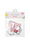 Licensed Bagged Series Hair Ties 6 Pieces – 12 cm Buckle Set with Compact Organizer - 5