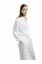 Buttoned Long Sleeve Classic Collar Crepe Shirt - 2
