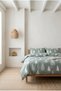 Cotton Collection Winter Flannel Single Duvet Cover Set Evergreen - 3
