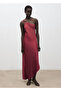 Asymmetrical Satin Dress - 2