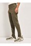 CHARLES Olive Solid Slim Fit Casual Chino Trouser - 4