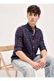 Men's Multi-Color Checked Slim Fit Casual Shirt for Every Occasion - 4