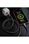 | كابل USB-C PD – 1 متر – رمادي – نايلون مضفر – شحن سريع ومتين - 2