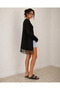 Tasseled Openwork Cotton Knitwear Cardigan & Kimono Std 34-46 - 5