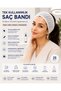 Disposable Cosmetic Hair Band, White, Elastic, Nonwoven, 20 Pieces in a Pack - 4